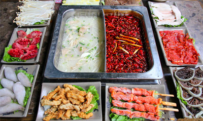 院壩里尋覓老自助火鍋休閑餐飲的味道_3