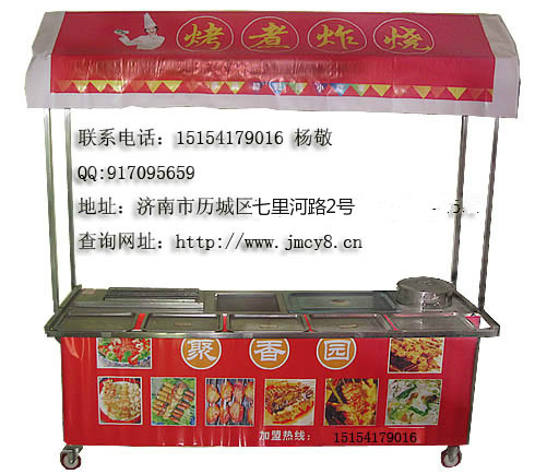 聊城麻辣串小吃車德州麻辣燙小吃車菏澤小吃車_1