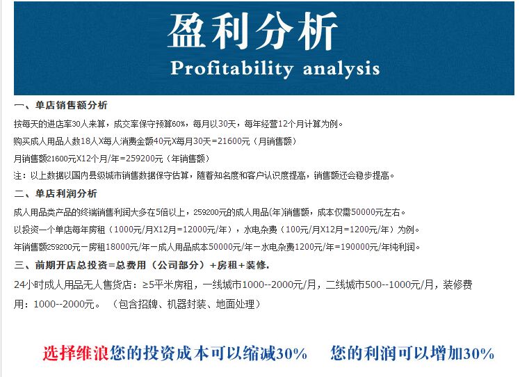 維浪成人用品自助售賣機(jī)加盟費(fèi)用,維浪成人用品無人售貨機(jī)招商代理_5