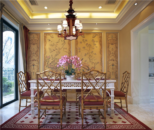 【天津別墅裝修設(shè)計】--銳林作品,復(fù)地溫莎堡—新東方裝飾主義_2