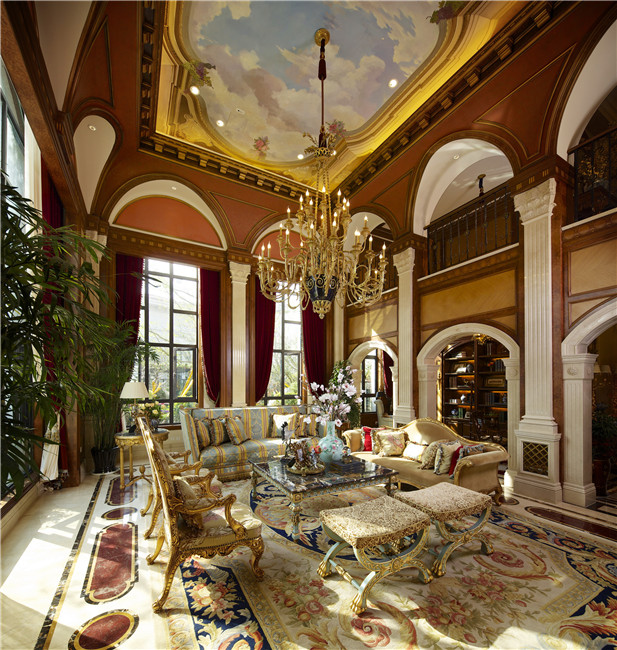 【天津別墅裝修設計】--銳林作品,紅磡領事郡－法式_1