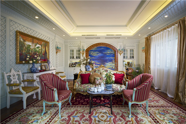 【天津別墅裝修設計】--銳林作品,紅磡領事郡－法式_4