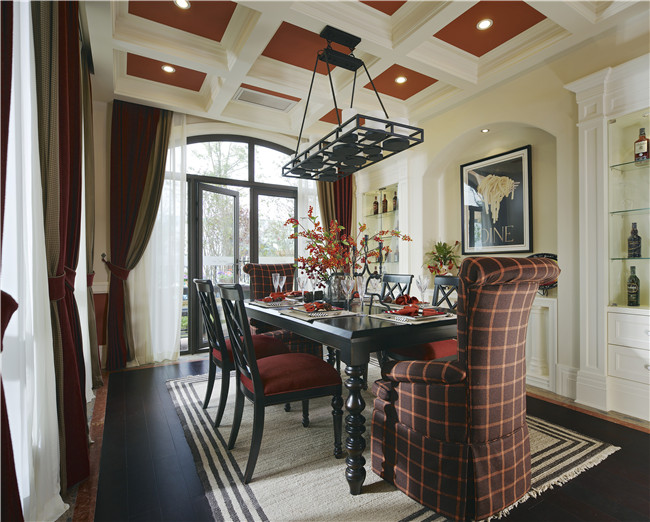 【天津別墅裝修設(shè)計(jì)】--銳林作品,霞光道5號(hào)-美式_3