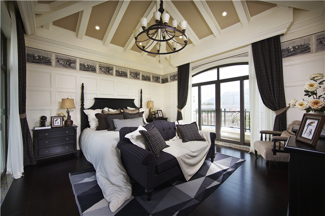 【天津別墅裝修設(shè)計(jì)】--銳林作品,霞光道5號(hào)-美式_6