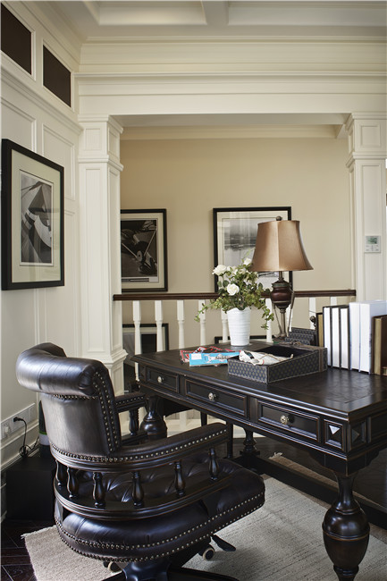 【天津別墅裝修設(shè)計(jì)】--銳林作品,霞光道5號(hào)-美式_11