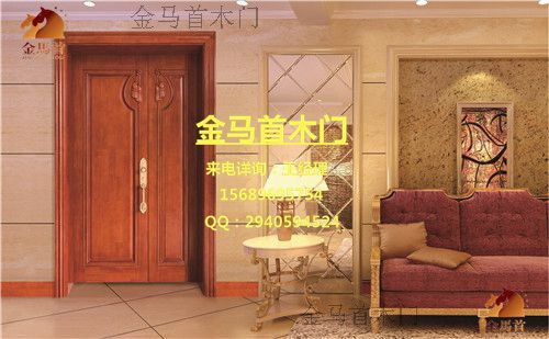 裝一扇綠色木門，還全家人健康寧?kù)o，買木門就選木門十強(qiáng)金馬首（圖）_1