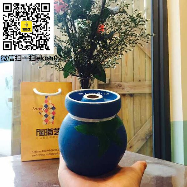 手工制作陶藝加盟_陶指藝小成本加盟店歡迎您來考察_1