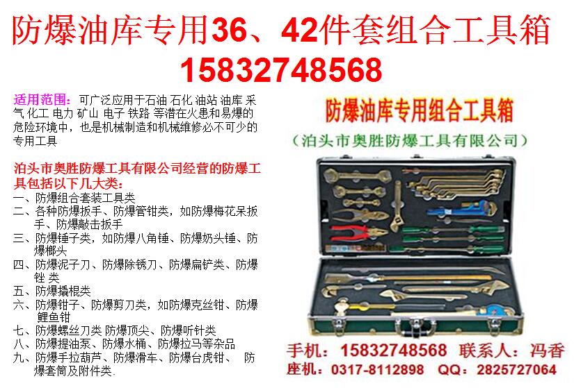 青海EX-ASZHTRQ56/19/28/37/40防爆天然气组合工具56件套_9