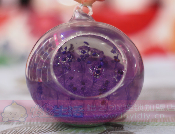 12月24日DIY蜡烛吊式玻璃瓶新款上市（图）_3