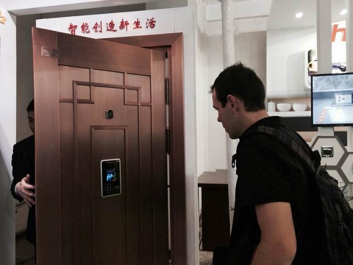 慶祝寧智無(wú)鎖孔智能門(mén)北京門(mén)博會(huì)圓滿(mǎn)成功?。▓D）_1