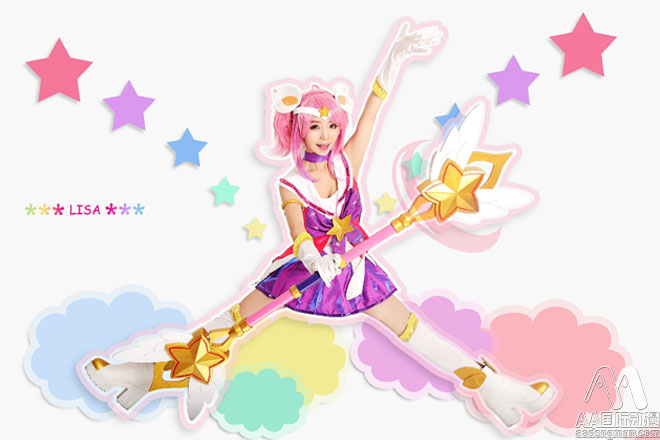 《英雄聯(lián)盟》LOL法師拉克絲cosplay_1