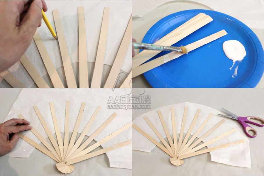 AA國際動漫diy自制《love live》和風(fēng)折扇_4