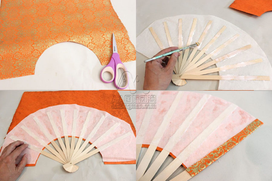 AA國際動漫diy自制《love live》和風(fēng)折扇_5