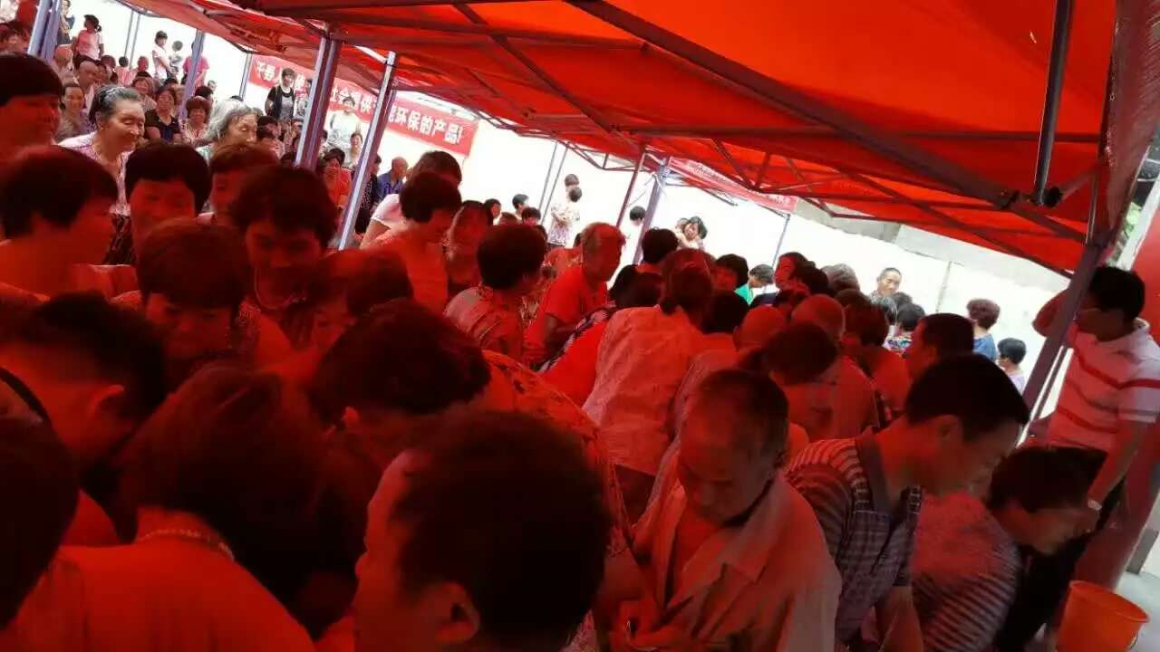 狼性的千野净水器会销团队，400人的会销场地成交了206台（图）_2