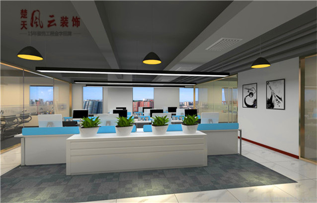 武漢辦公室裝修隔斷的優(yōu)勢(shì)特點(diǎn)—楚天風(fēng)云裝飾（圖）_2