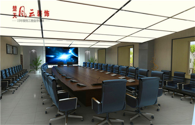 寫字樓辦公室裝修顏色搭配_武漢楚天風(fēng)云裝飾（圖）_1