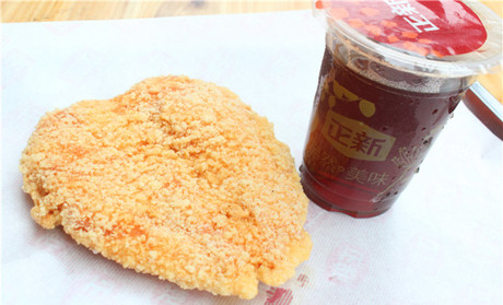 口水雞排店_黃渤代言的雞排店（圖）_2