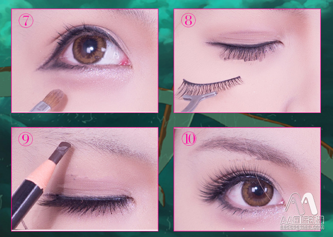 COS化妝教程：發(fā)揮種族優(yōu)勢，椿的顏妝_3