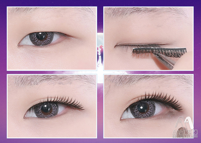 AA國際動漫COS化妝教程，熟練使用雙眼皮神器_2