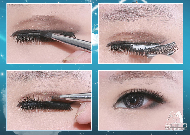 AA國際動漫COS化妝教程，熟練使用雙眼皮神器_4