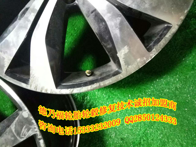 拉絲面輪轂修復翻新技術石家莊德乃福，全自動輪轂拉絲機_3