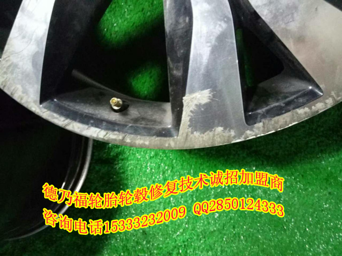 拉絲面輪轂修復翻新技術石家莊德乃福，全自動輪轂拉絲機_4