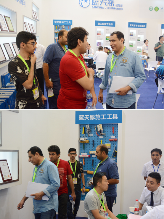 上海壁材展藍(lán)天豚硅藻泥首戰(zhàn)告捷，簽約加盟商突破30家（圖）_7