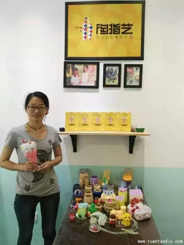 陶艺DIY李平手工加盟店培训完满结束（图）_2