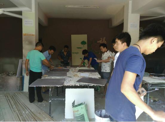 藍(lán)天豚學(xué)院第28期硅藻泥施工培訓(xùn)班順利畢業(yè)！（圖）_3