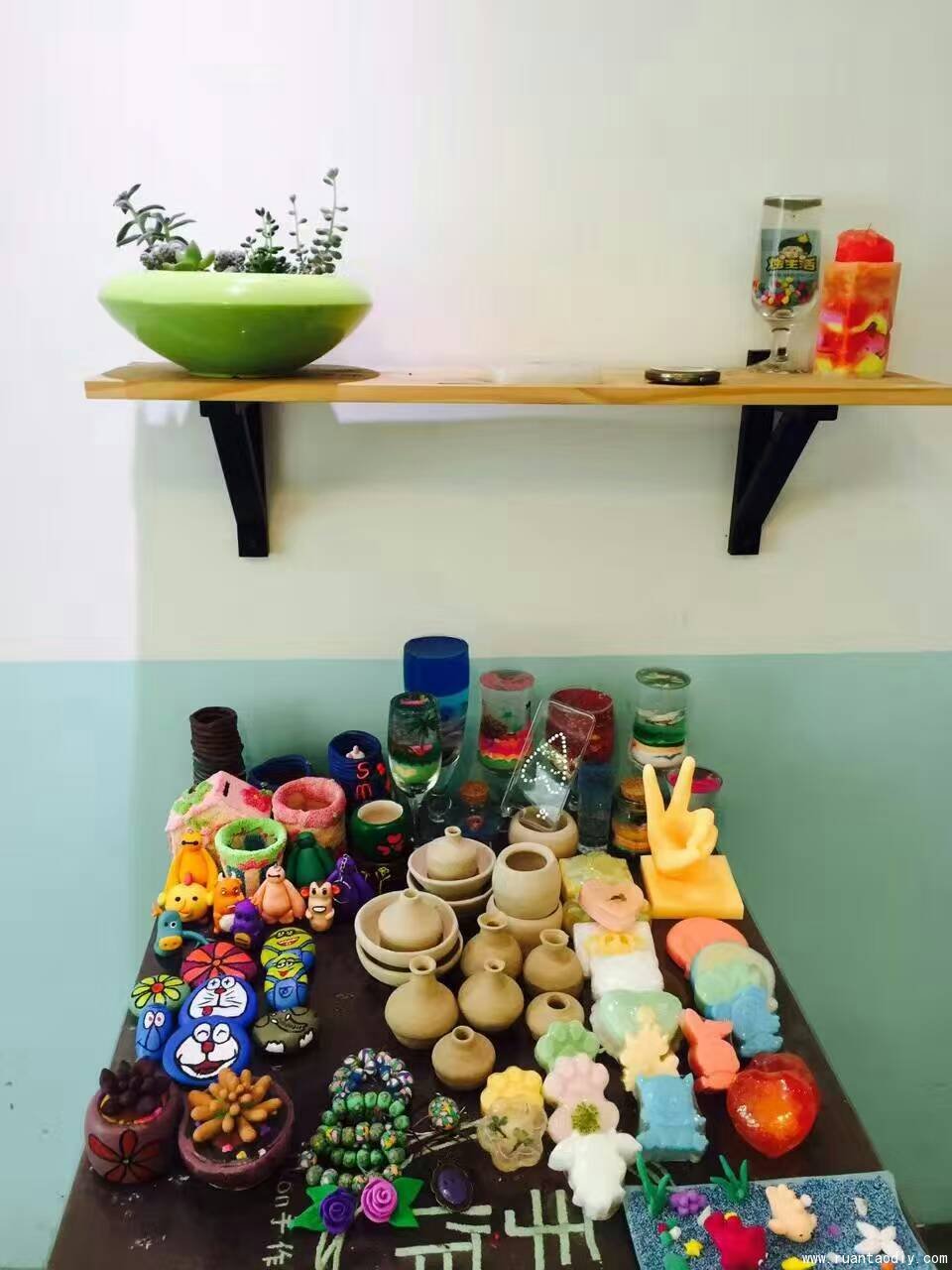 劉小琴店長(zhǎng)總部手工陶藝陶藝DIY培訓(xùn)結(jié)束（圖）_1
