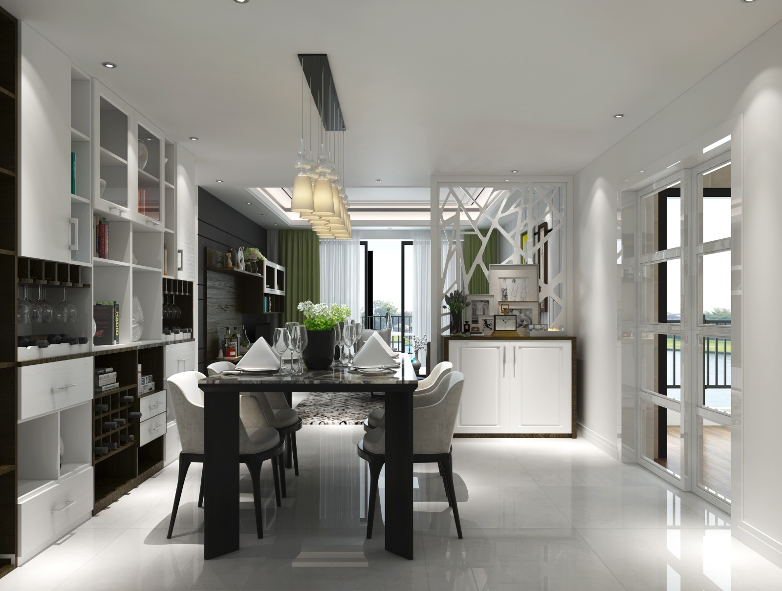 清爽干凈103㎡現(xiàn)代風(fēng)三居室德維爾衣柜商城（圖）_4