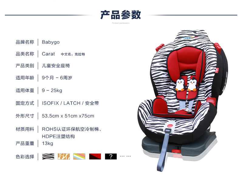 移動的豪華裝甲：Babygo克拉特Carat安全座椅_7