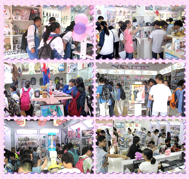 開學(xué)第一天，動漫店引起消費熱潮_2