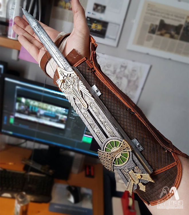 又見DIY大觸 神還原刺客信條袖劍_1