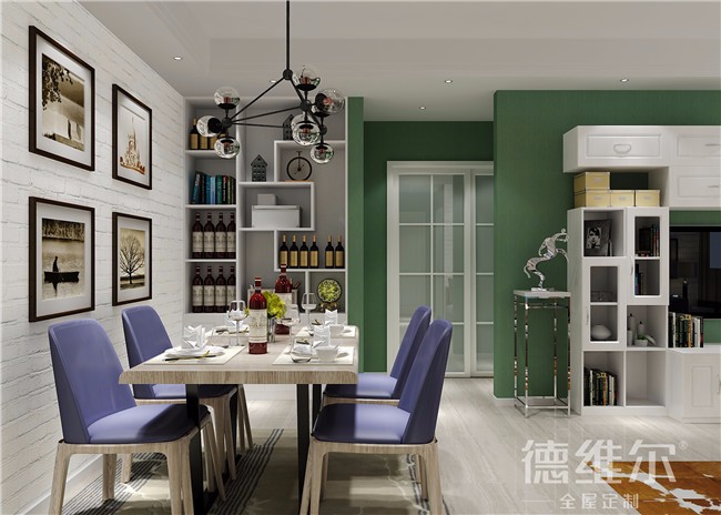 德維爾衣柜商城“食”尚餐廳設(shè)計（圖）_2