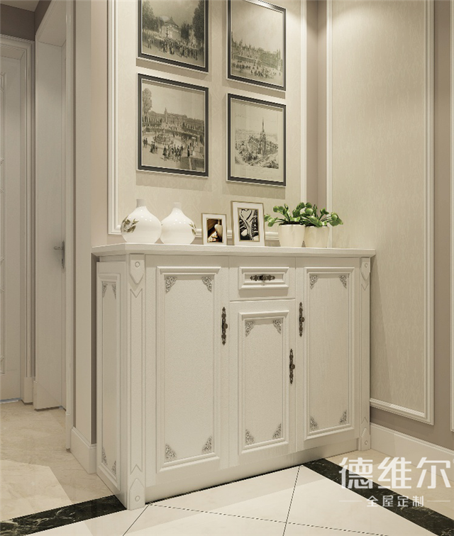 裝修尤其重要的門廳柜與鞋柜，德維爾衣柜商城（圖）_1