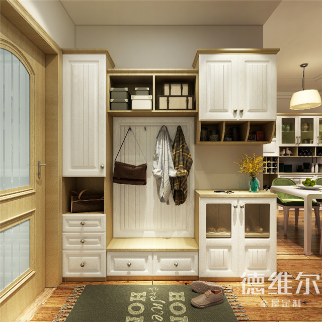 裝修尤其重要的門廳柜與鞋柜，德維爾衣柜商城（圖）_2
