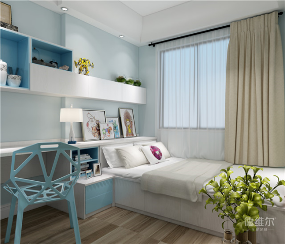 126㎡打造現(xiàn)代風(fēng)四居室戶型★德維爾商城（圖）_6