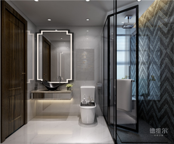 126㎡打造現(xiàn)代風(fēng)四居室戶型★德維爾商城（圖）_9