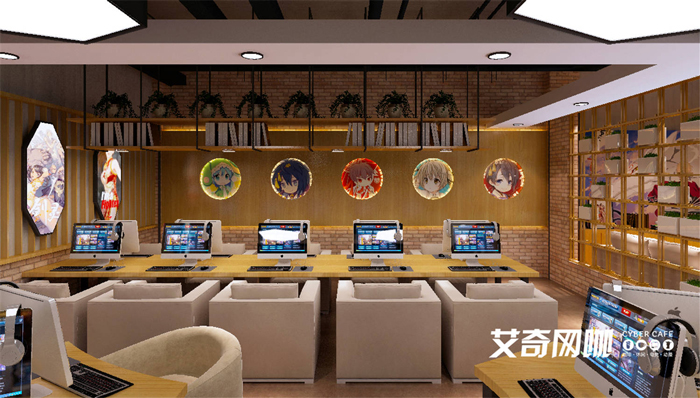 全國(guó)首創(chuàng)艾奇網(wǎng)咖 動(dòng)漫你的感官_13