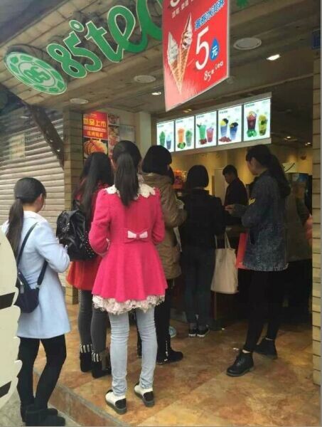重慶85度tea奶茶店加盟（圖）_1