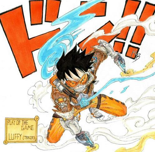 海賊王和守望先鋒高能合體，很燃很性感_1