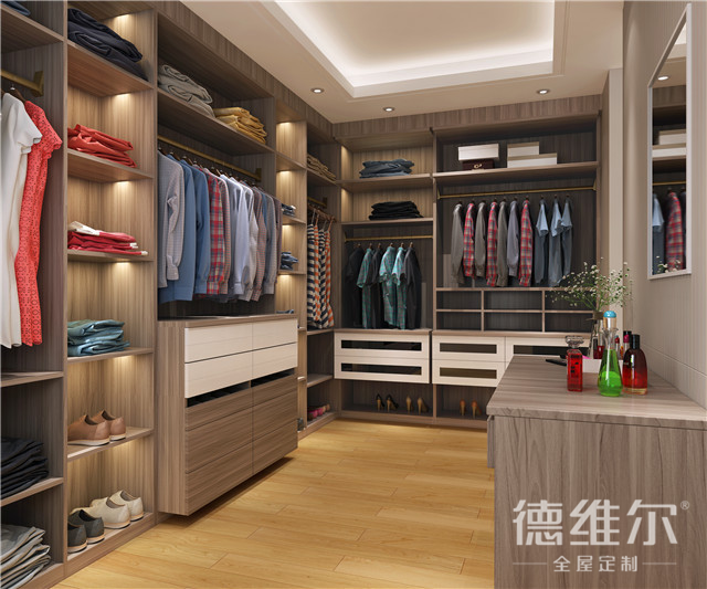 德維爾衣柜商城暢銷的現(xiàn)代風(fēng)全屋定制家具（圖）_5
