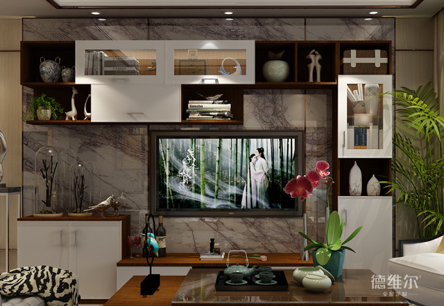 盤點2016年電視柜的7大趨勢 德維爾衣柜商城（圖）_2