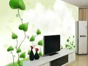 丑的墻體彩繪什么樣？神級(jí)彩繪能讓家變身奇幻森林（圖）_2