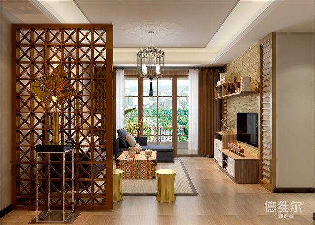 兩室兩廳怎么實(shí)現(xiàn)兩種風(fēng)格？德維爾衣柜商城（圖）_3