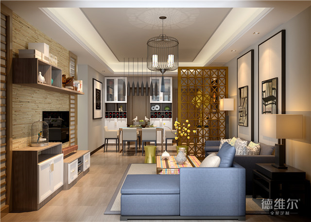 兩室兩廳怎么實(shí)現(xiàn)兩種風(fēng)格？德維爾衣柜商城（圖）_4