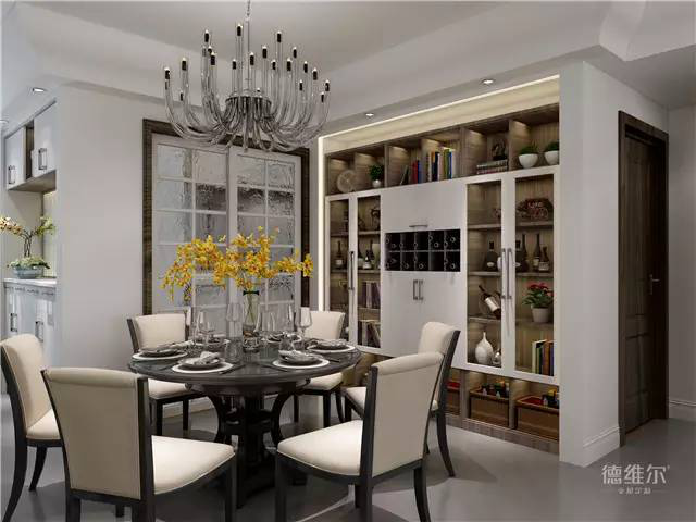 干貨 126㎡4室2廳裝修效果圖！德維爾衣柜商城（圖）_3