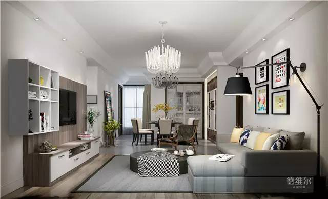 干貨 126㎡4室2廳裝修效果圖！德維爾衣柜商城（圖）_4