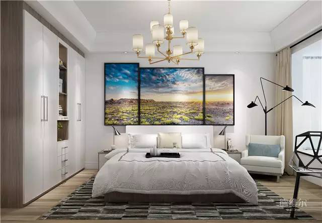 干貨 126㎡4室2廳裝修效果圖！德維爾衣柜商城（圖）_5